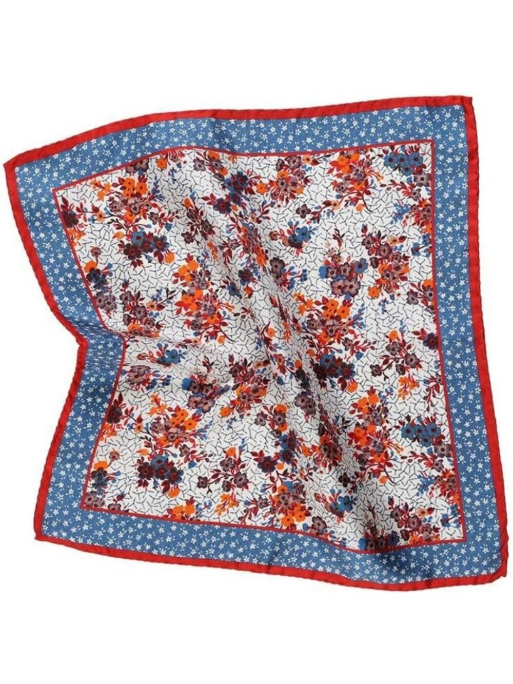 100% Silk Pocket Square for Men, Premium Small Batch, 32x32 cm, Stylish